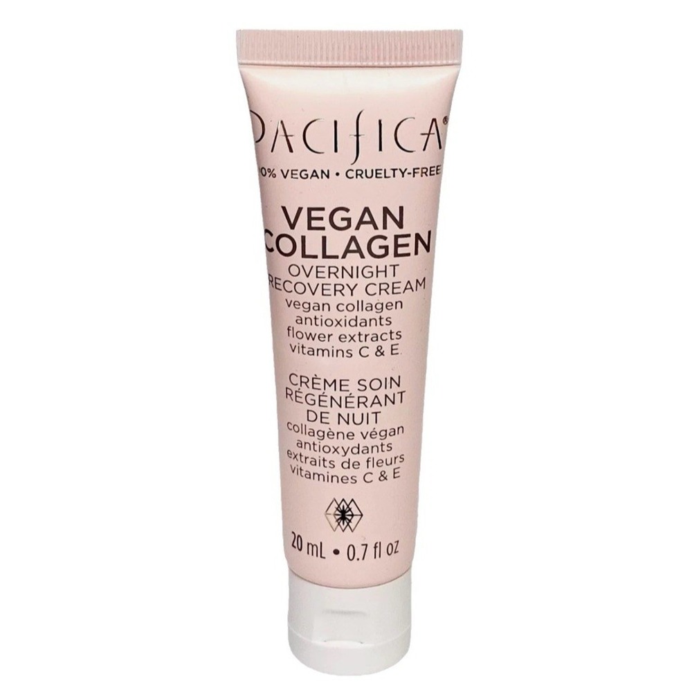 Pacifica Vegan Collagen‎ Overnight Recovery Cream .7fl.oz / 20ml NEW SEALED